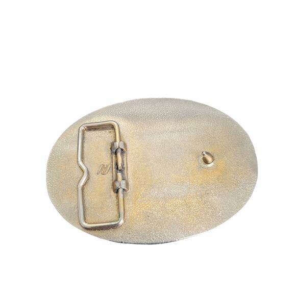 The State of Texas Lone Star Solid Metal Oval Belt Buckle - Picture 8 of 8